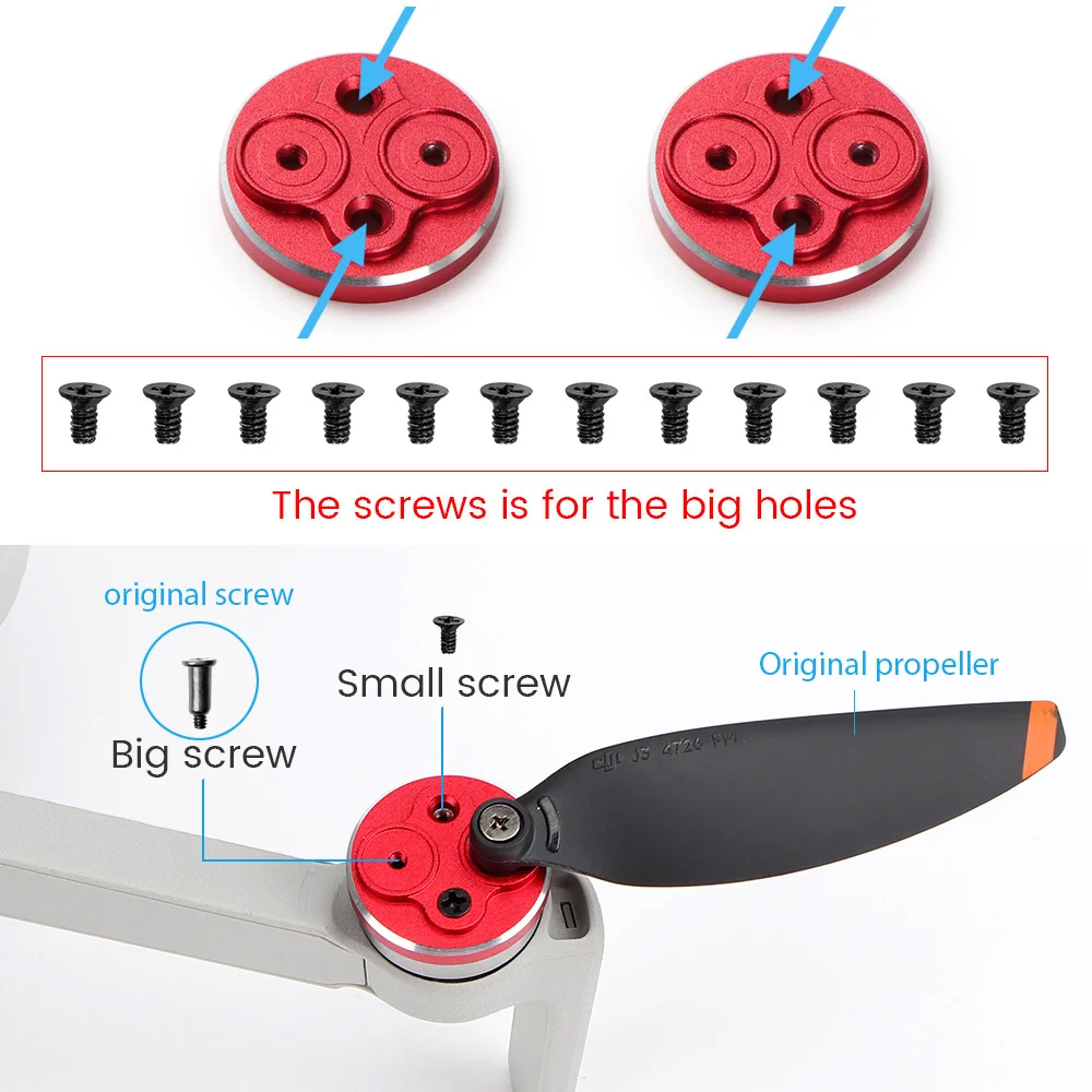 Cập Nhật Cho DJI Mini 2 Động Cơ Bao Trầy Xước Chống Cánh Quạt Hợp Kim Nhôm Bảo Vệ Cho DJI Mavic Mini 2/SE Phụ Kiện