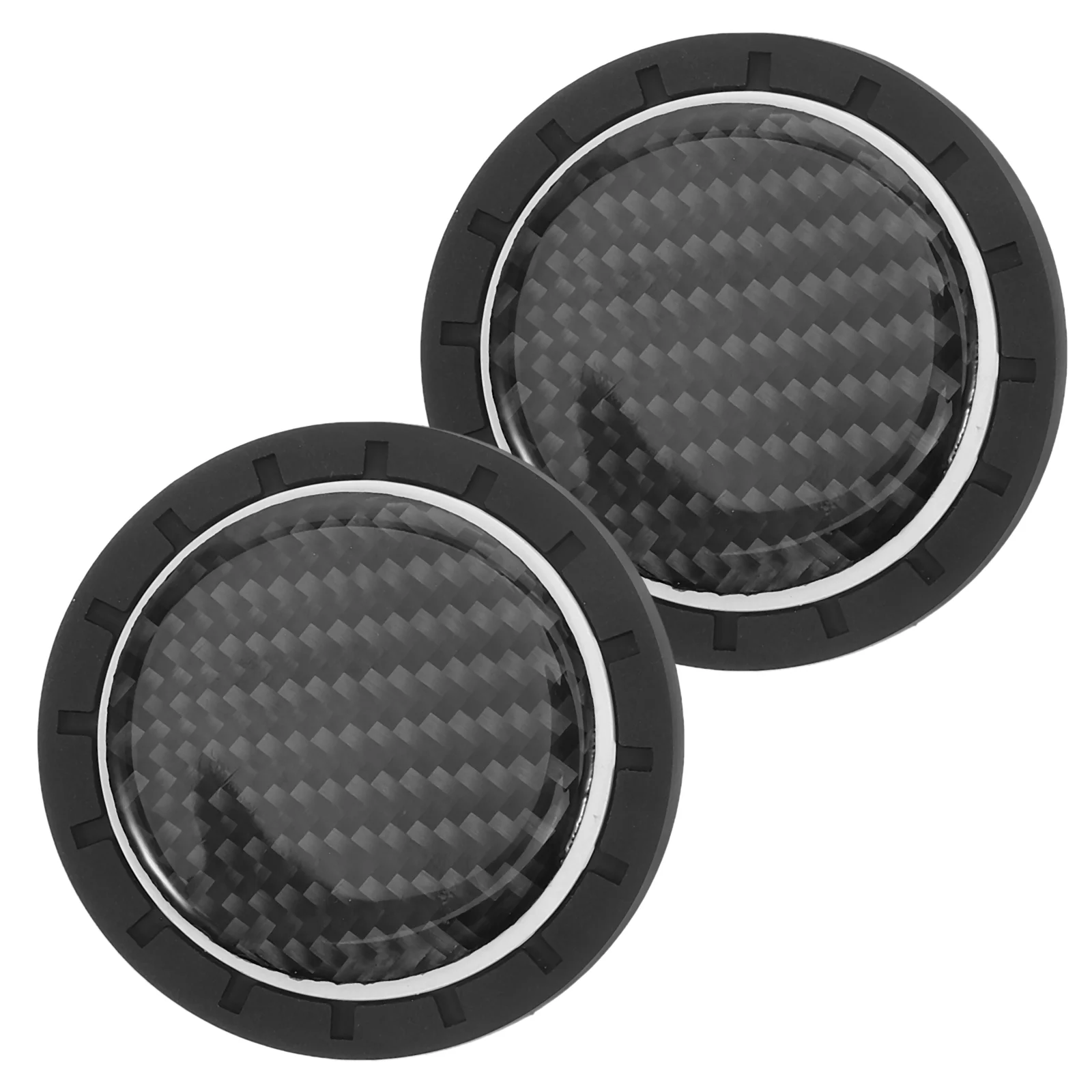 

2 Pcs Car Coaster Mat Coasters for Men Cup Holder Accessories Decorations Interior Aesthetic
