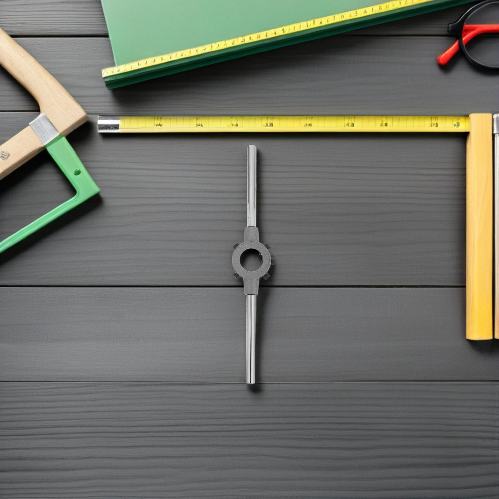 Adjustable Round Die Holder Wrench Precision Thread Cutting Tool Slip Resistant Hand Threading Set Thread Cutting Die Holder