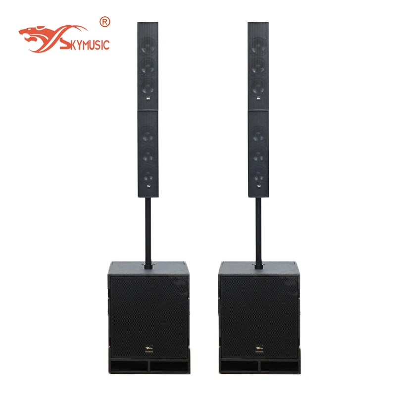 

Active DSP Amplifier 15inch Subwoofer Sound Column Combination AL453 +SUB905 Wireless Coupling Connection Speaker Sell by Pair