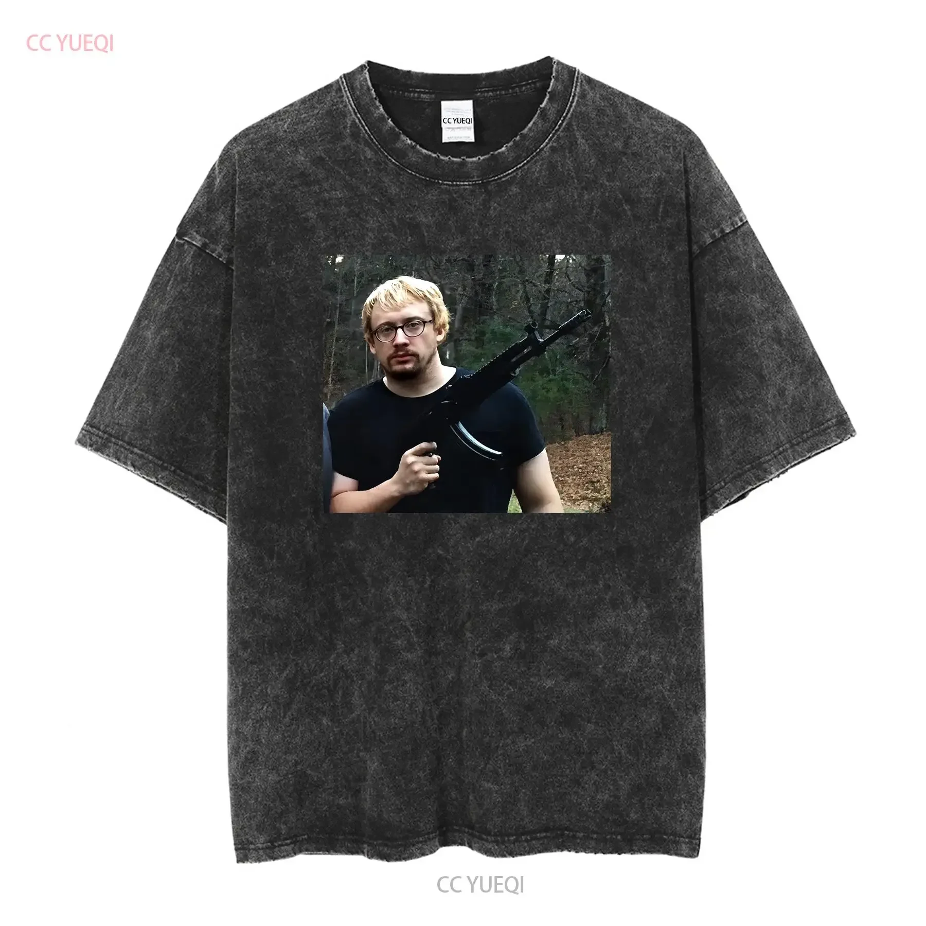Sam Hyde AUTHENTIC Shooter T Shirt CashStar Large Black MDE MILLIONDOLLAREXTREME long or short sleeves vintage Washed Versatile