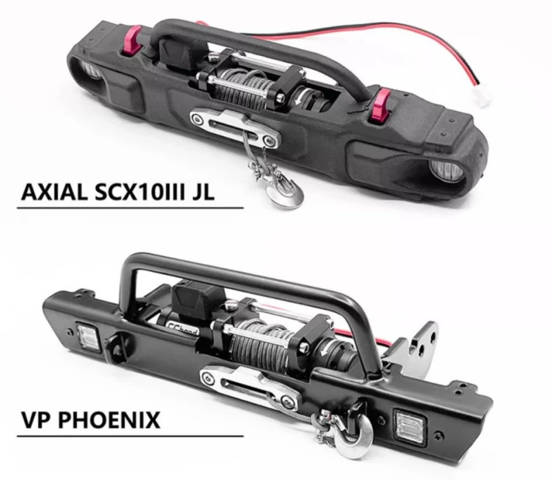 1/10 NanoForce Electric Winch Clutch release. Axial SCX10 iii JL Bumper Upgrades. VP Phoenix. RC4WD 4RUNNER. TRX4 2021 Bronco