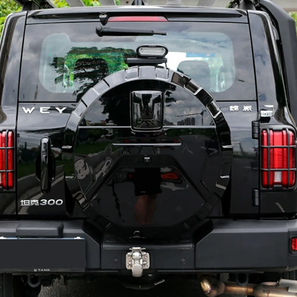 Custom Fit Full Package Spare Tire Cover for 2021-2024 Tank 300 Waterproof Dustproof Tailgate Rear Tire Protector
