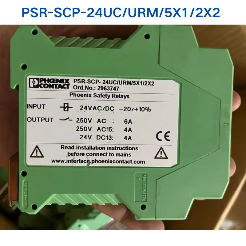 Second-hand test OK for PHOENIX relay PSR-SCP-24UC/URM/5X1/2X2 2963747