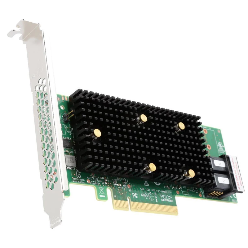 Para Broadcom MegaRAID LSI 9440-8I RAID 0/1/10/5 SAS/SATA/NVMe PCIe 3,1x8 12Gbps tarjeta RAID LSI SAS3408 100% probado de alta calidad