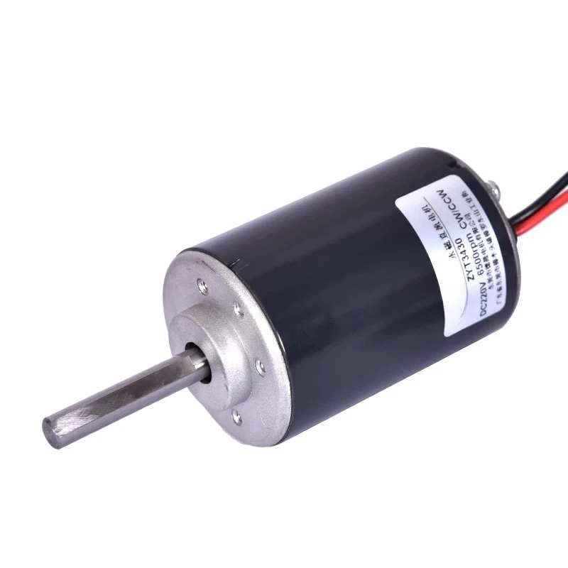 Belt grinder DC motor 220v small 3430 high power long shaft motor micro speed regulation high-speed small motor