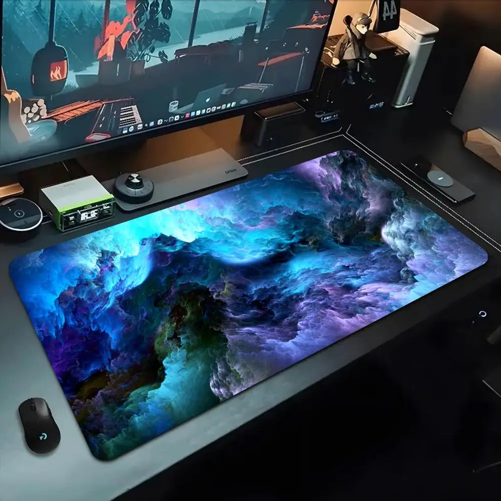 big bang space planet Mouse Pad 500X1000 mm Large Gaming Mousepad Gamer XL Rubber Otaku Keyboard Pad Laptop Desk Mat