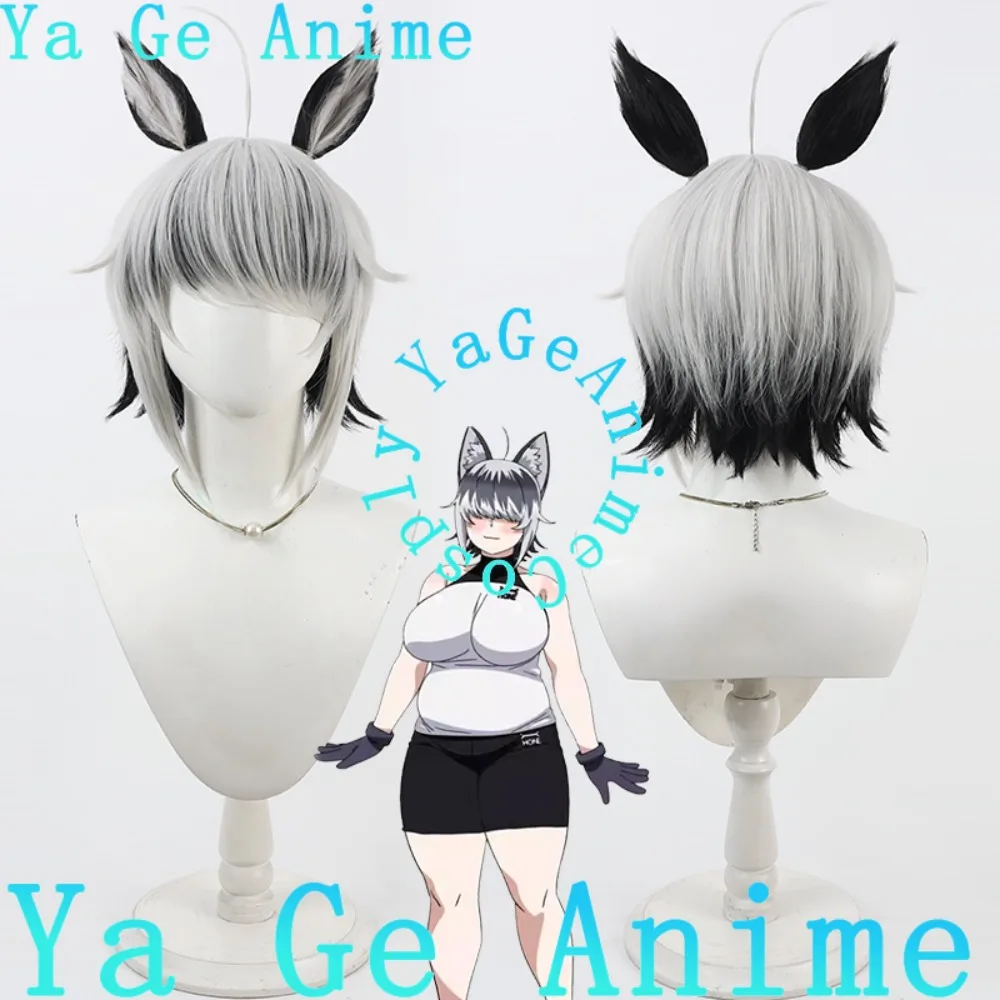 

Ya Ge Аниме Мисс Эльф Не могу похудеть Raiga Косплей Парик Аниме Игры Хэллоуин Карнавал Вечеринка Синтетические термостойкие волосы