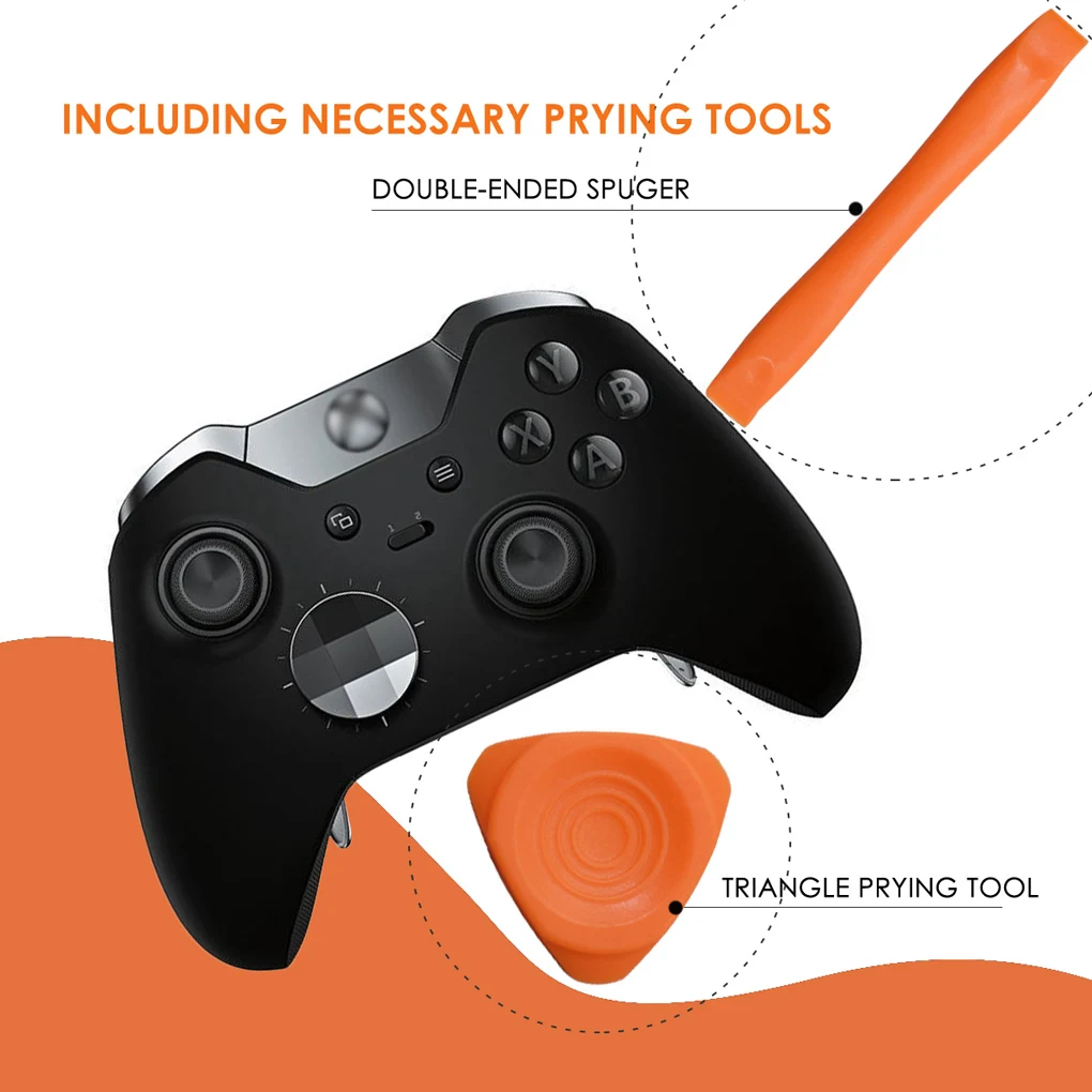 2 قطعة LB RB مصدات أزرار ل xbox One النخبة تحكم (1698) ل Xbox One اللاسلكية تحكم (1697) اكسسوارات