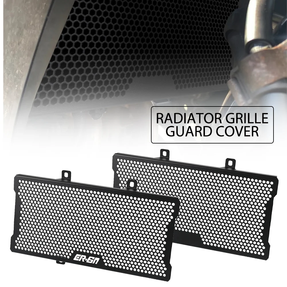 

For Kawasaki ER6N Ninja 650 ER-6N ER6F 2013 2014 2015 2016 Radiator Guard Grille Cover Protector Cooler Protection Accessories