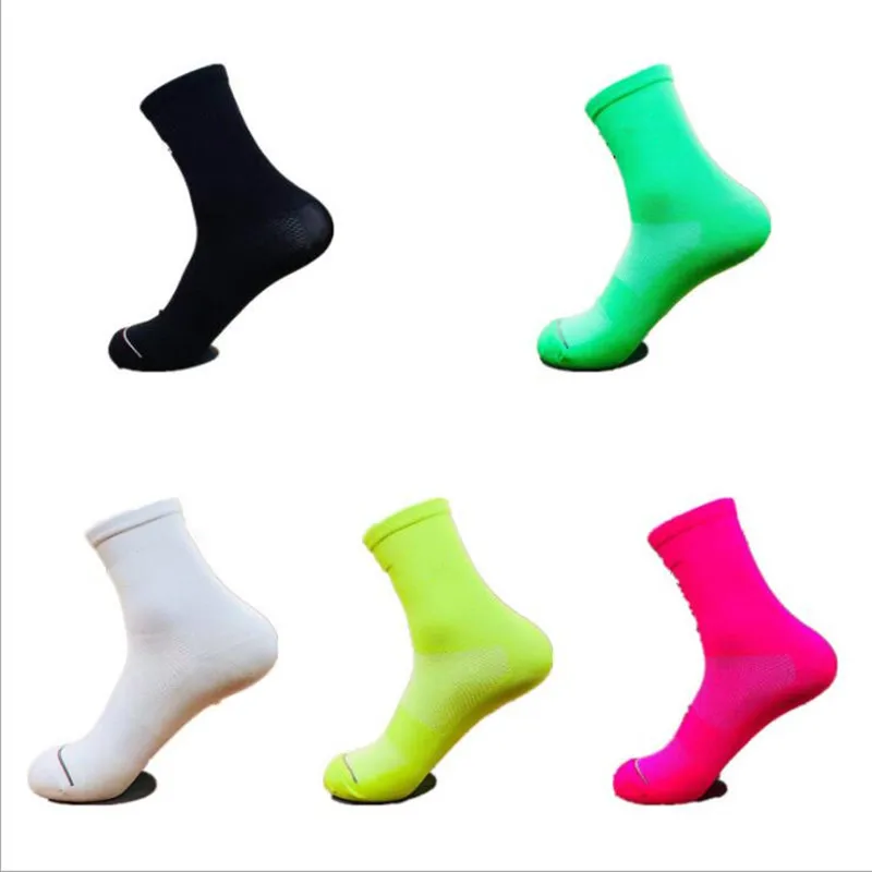 Unisex New SD Shorts Sports Cycling Socks Mesh Breathable Sports Running Logo Bike Socks