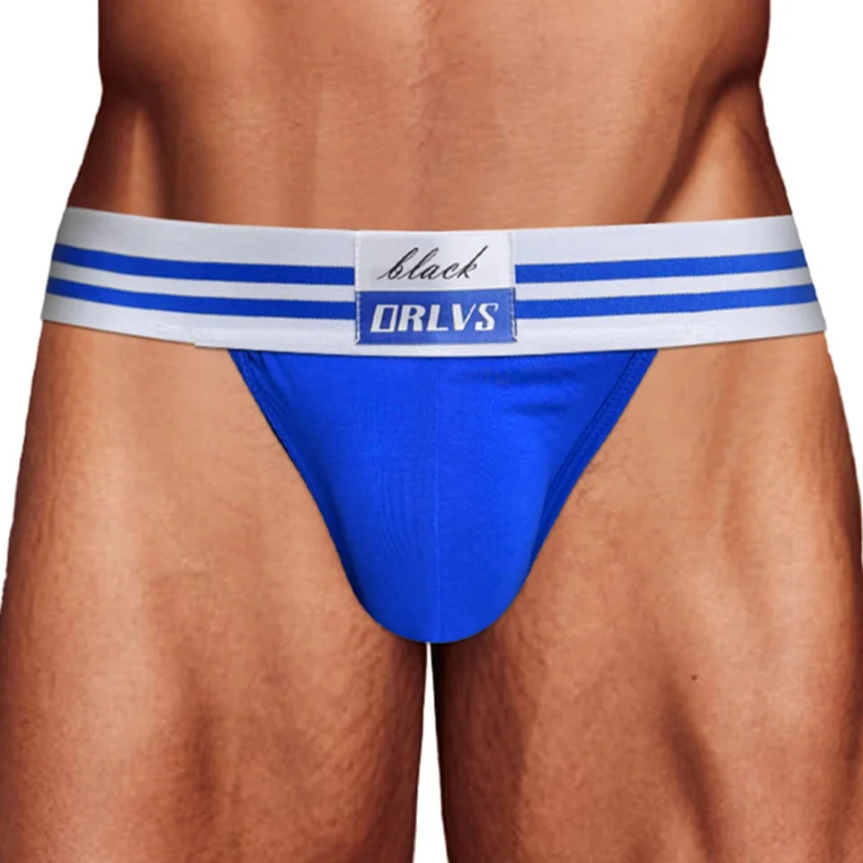 1pc Men G-Strings Sexy Thong Low Waist Open Butt Underpants Jockstrap Hollow Out Underwear Comfort Hot Thong Penise Bag