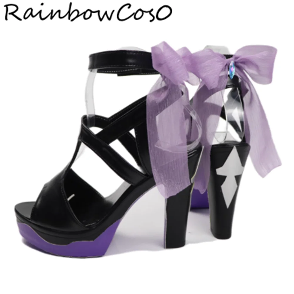 Vivian Banshee Zenless Zone Zero Cosplay Shoes Boots Game Anime Party Halloween RainbowCos0 W5465