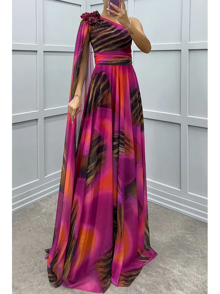 فساتين أفريقي أنيقة للنساء ، فستان ماكسي داشيكي ، ملابس نسائية تقليدية أفريقي ، فستان طويل خرافي ، الصيف والخريف #2