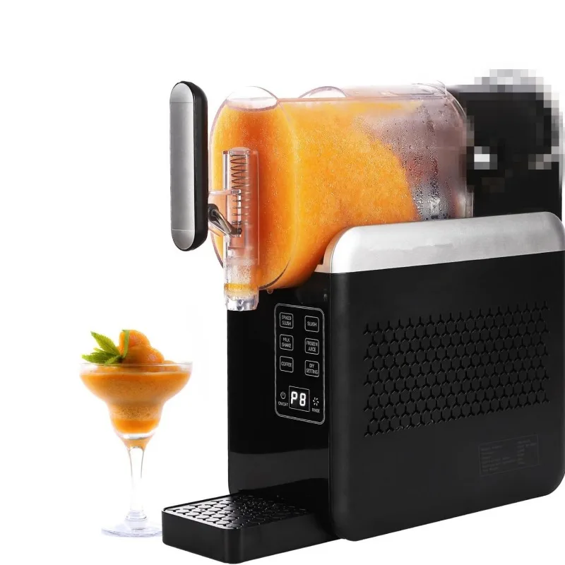 240W Snow Melter 2.0L Milkshake Touch Screen Counter Smoothie Ice Cream Machine Cold Drink