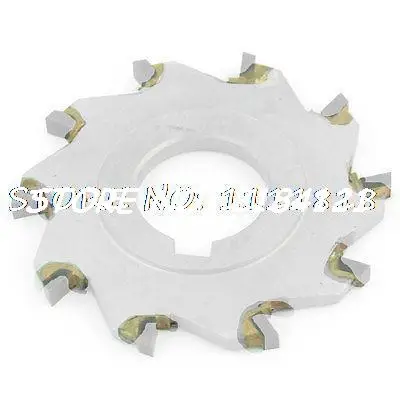 63mm x 22mm x 4mm 10 Teeth Tipped Face Sided Saw Blade Milling Cutter Tool
