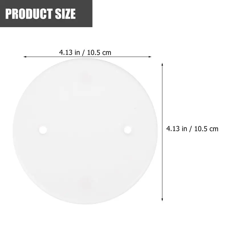 30pcs Ceiling Covers Replacement Round Ceiling Covers Power Cable Protection Board Electrical Panel Covers Wall Plate Box Blank