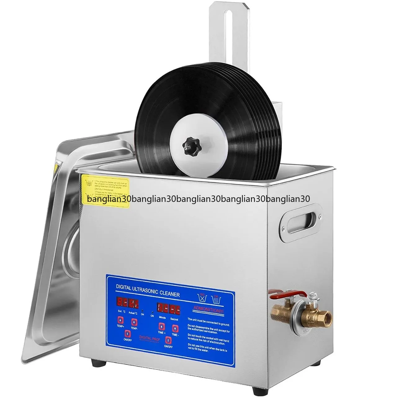 6.0L Mobile Vinyl Record Digital Ultrasonic Cleaner