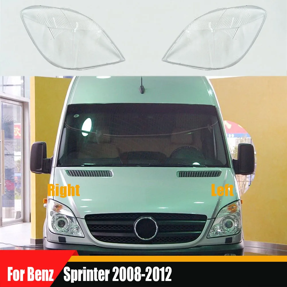 

For Benz Sprinter 2008 2009 2010 2011 2012 Headlamp Cover Headlight Shell Transparent Lens Plexiglass Replace Original Lampshade