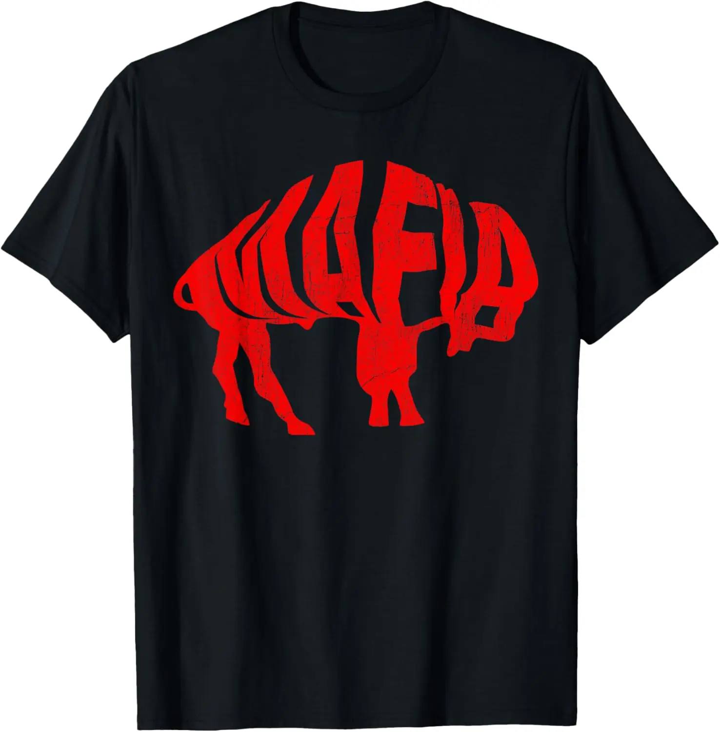 T-shirt WNY Pride - T-shirt Buffalo rosso sbiadito