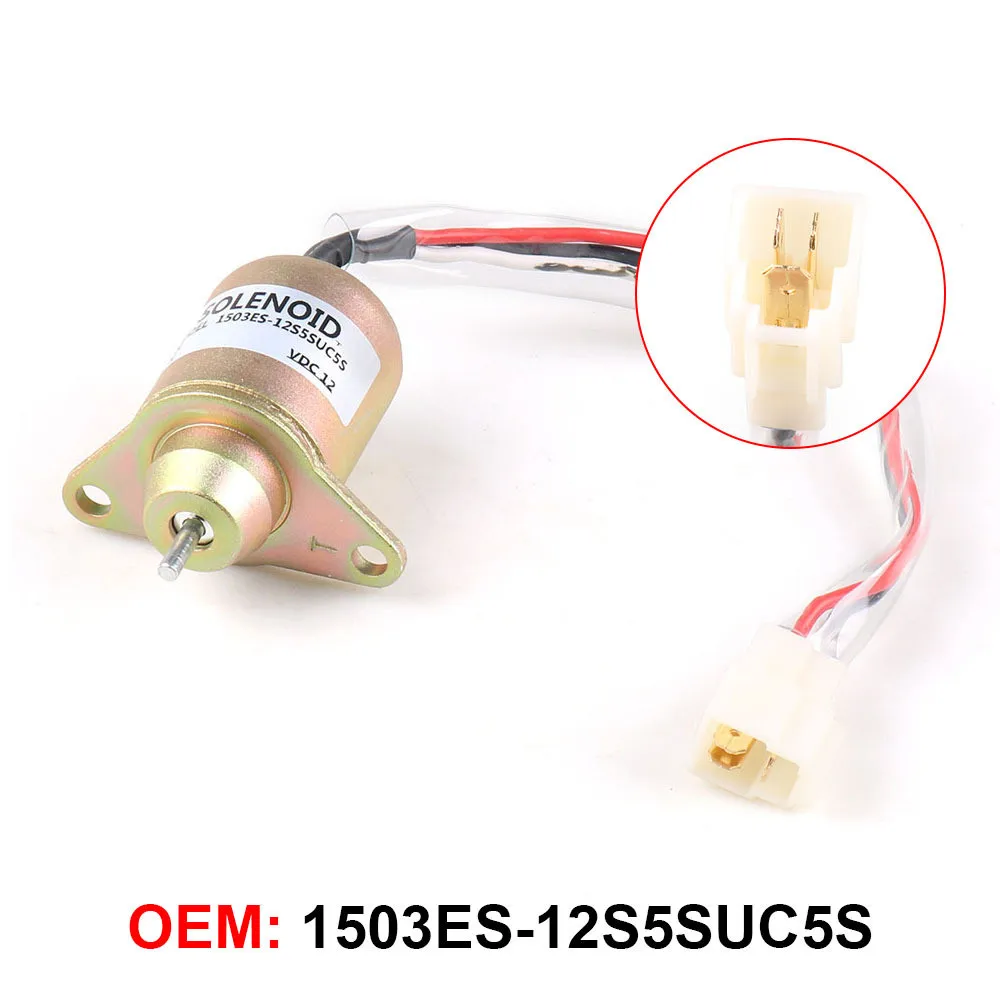 

Fuel Stop Control Solenoid Valve 1503ES-12S5SUC5S For Yanmar 119653-77950 SA-4562T