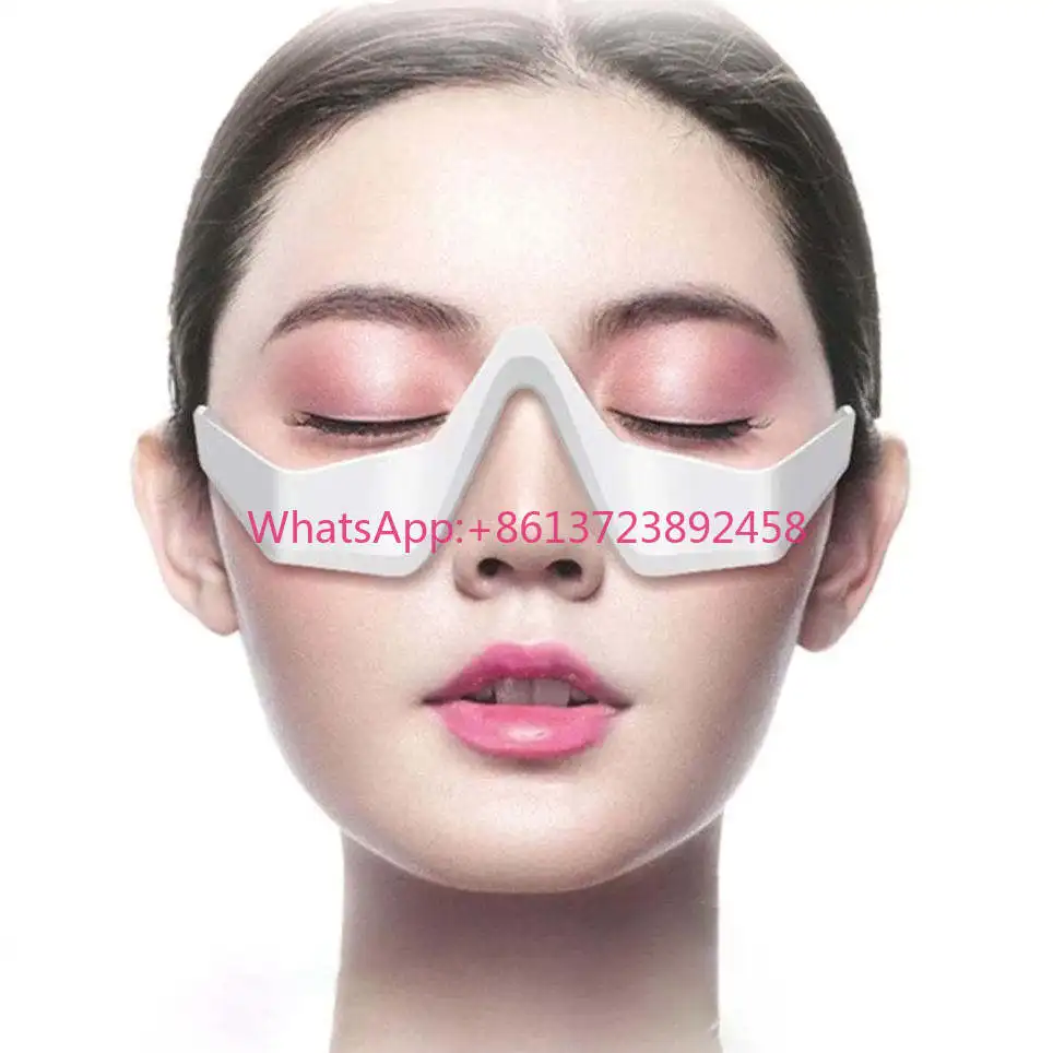 3D Vibration Micro-current Eye Led Red Light Anti-aging Wrinkle Remover Abs Material Eye Relax Massager Dark Circle Removal