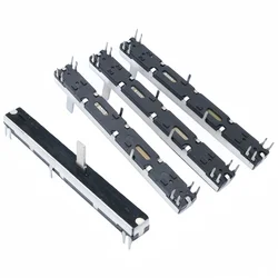 5pcs 75mm Straight Slide Potentiometer B103 A103 B503 Double Fader A10K B10K B50K Soundcraft EFX8 Fader 8Pins