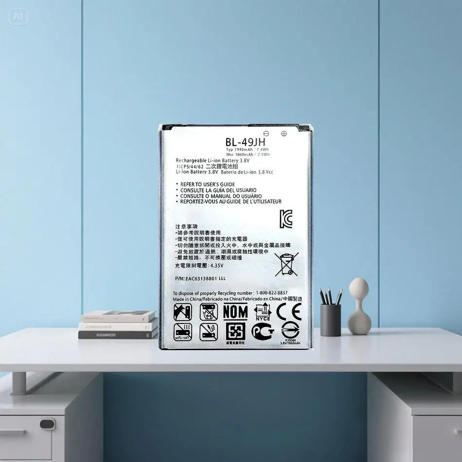 

BL-49JH Стабильный аккумулятор для мобильного телефона LG K4 Lte K130E K120E K120 K3 LS450 BL 49JH Надежная мощность 1940 мАч