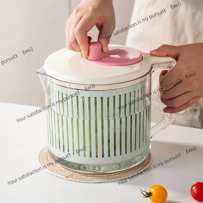 Vegetable dehydrator Food grade household fruit salad dehydration artifact Kitchen drain dryer Manual water splitter