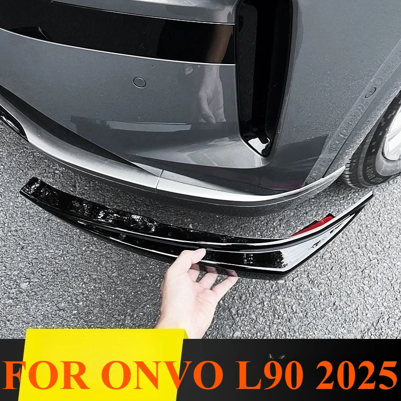 

Front Bumper Side Corner Protector Sticker Trims ABS Front Bumper Corner Strip FOR ONVO L90 2025 Exterior Accessory