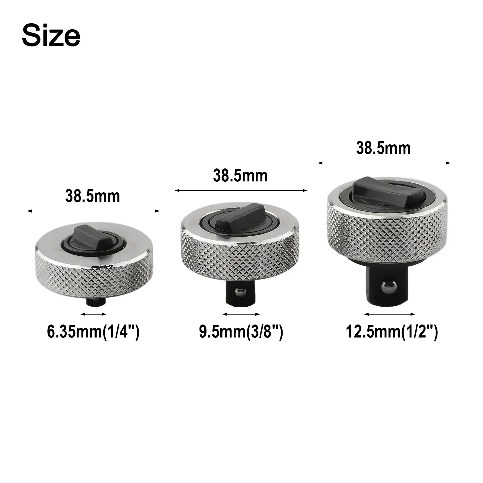Automotive Repair Socket Wrench Set Knurled Handle Spring Loaded Ball Bearing 43 Teeth Gear Drive For Tight Spaces