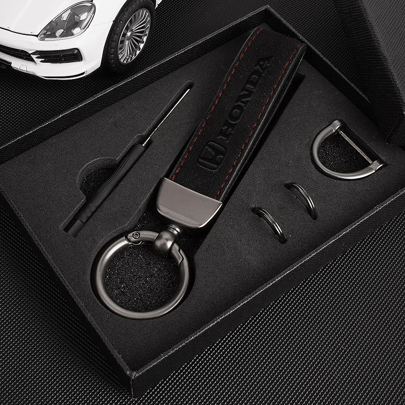 Chaveiro Antiperda Sudue para Carro, Pingente de Chaveiro para Honda Civic XR-V CR-Z CRV HRV City Accord Legend Jazz RR VTi Fit