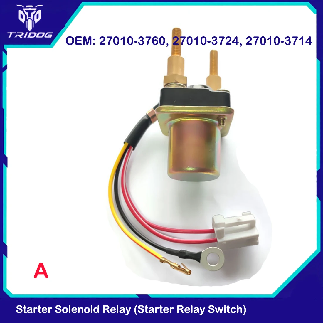 Starter Solenoid Relay 27010-3760 27010-3724 27010-3714 for Kawasaki Jet Ski JS550 650SX 750SS 800SX-R 900STX 1100STX 12V