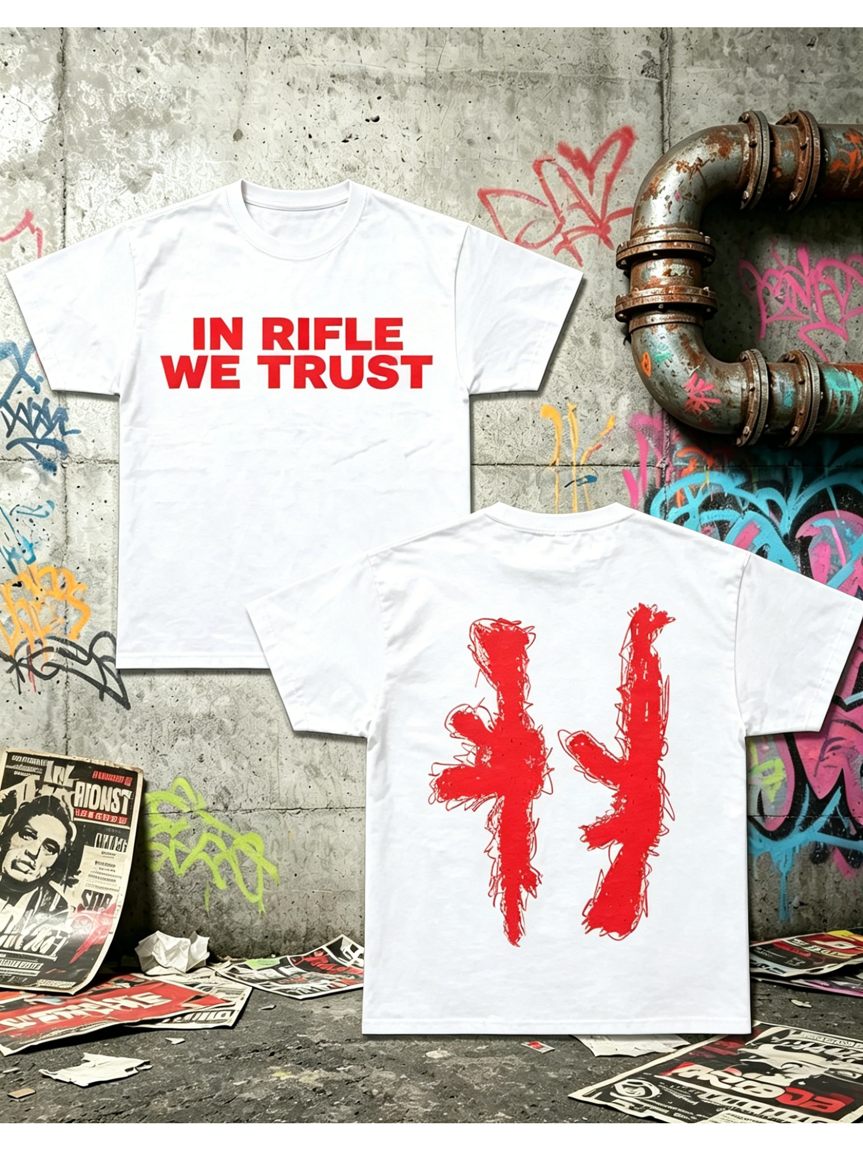 Men's Y2K Printed T-Shirt – 