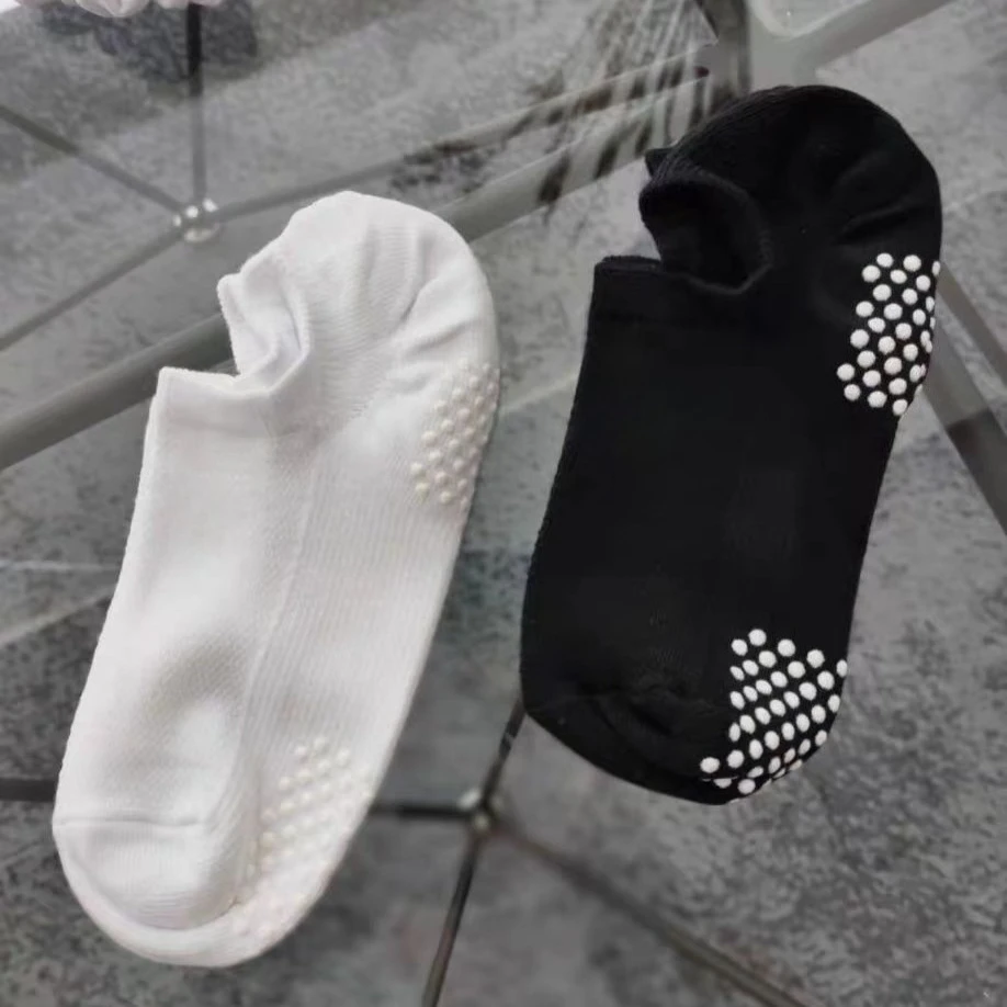 

4 пары однотонных противоскользящих коротких носков AL для йоги, удобные женские дышащие носки-лодочки, хлопковые носки для пилатеса, фитнеса, йоги в помещении