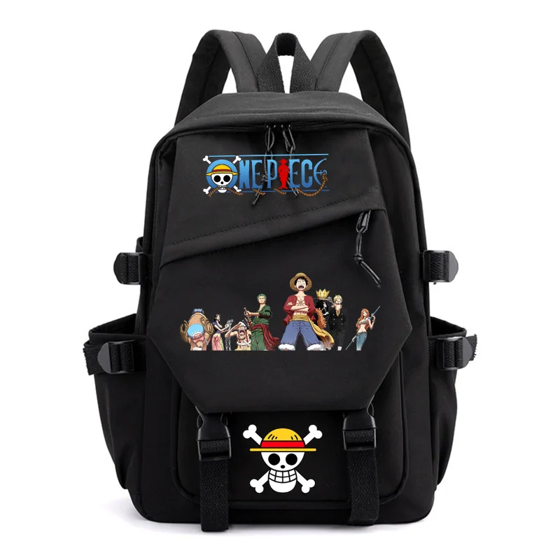 One Piece New Cartoon Student Schoolbag Large Capacity Casual and Lightweight Shoulder Pad Waterproof Stain Resistant Backpack