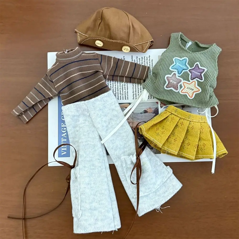 30 cm Größe BJD Puppenkleid Prinzessin Lolita Stil 1/6 Modepuppen-Outfit Dienstmädchen-Outfit Veränderbare Kleidung Puppe Freizeitset