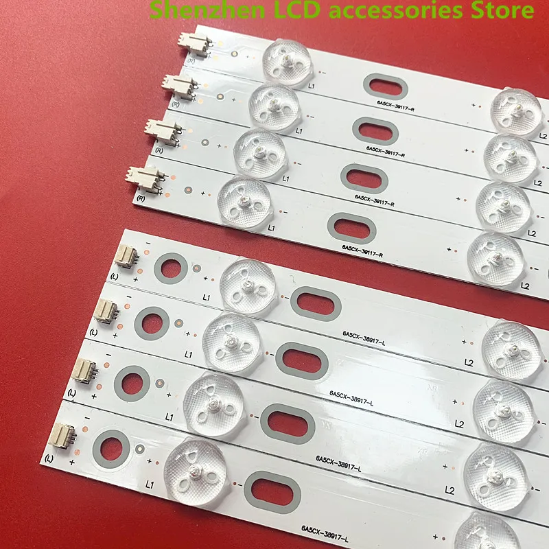LED شريط إضاءة خلفي ل كونكا LED39F2800NEMZ LED40F3800CF LED39F2800NE LED39E330CE ضوء بار 35016696 35016697 78 سنتيمتر 12LED