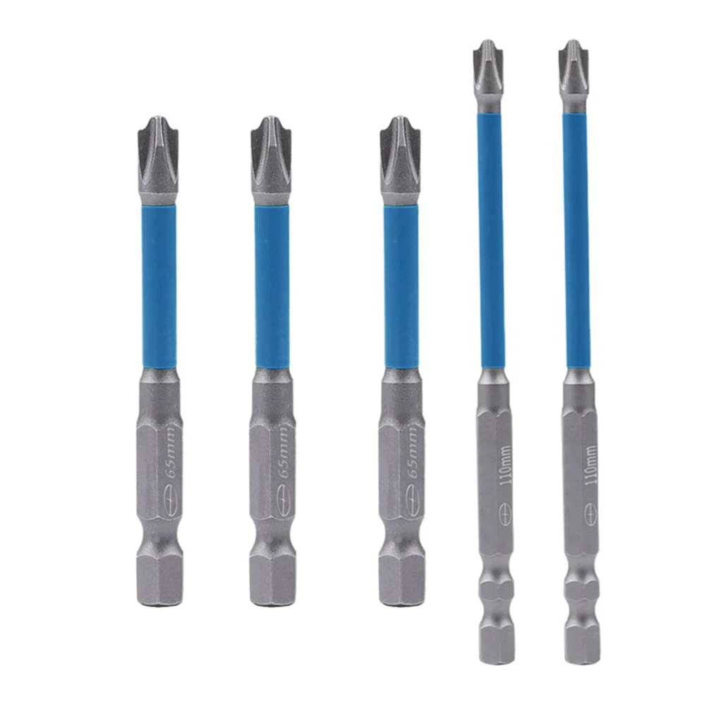 Cross Screwdriver Screwdriver Bit Anti-Rust Easy To Work For Electricians HRC63 ° Magnetic 65mm/110mm Brand New