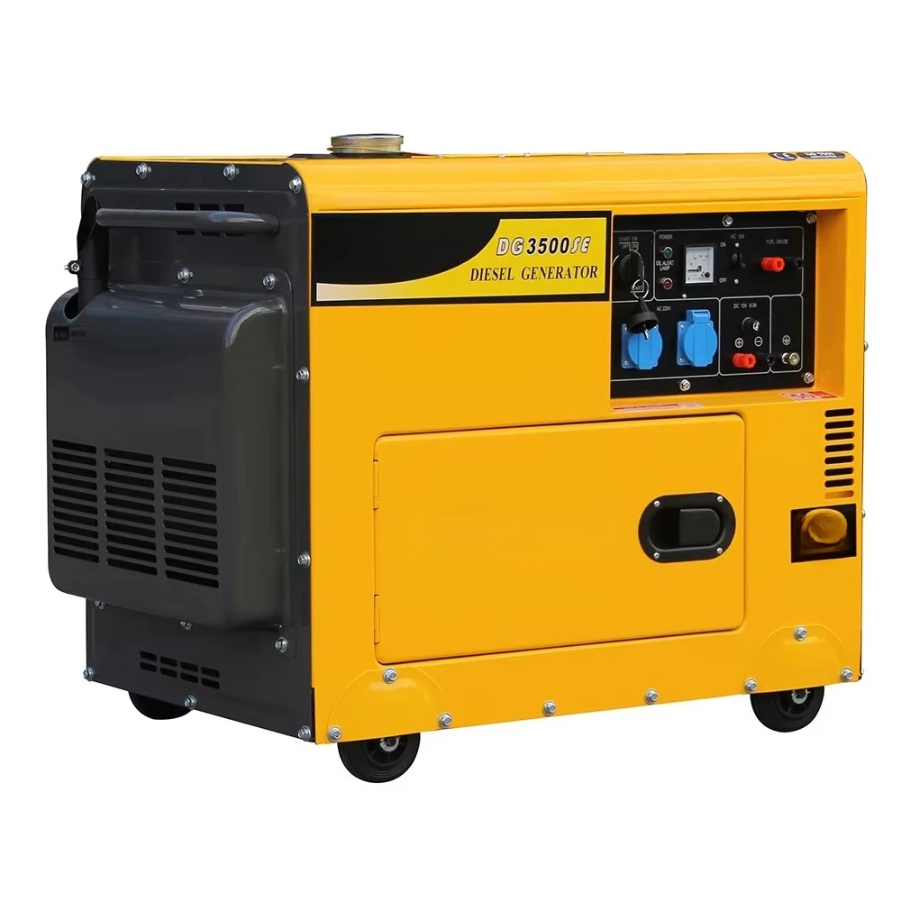 

Высококачественный трехфазный бесшумный генератор двигателя 5 кВА