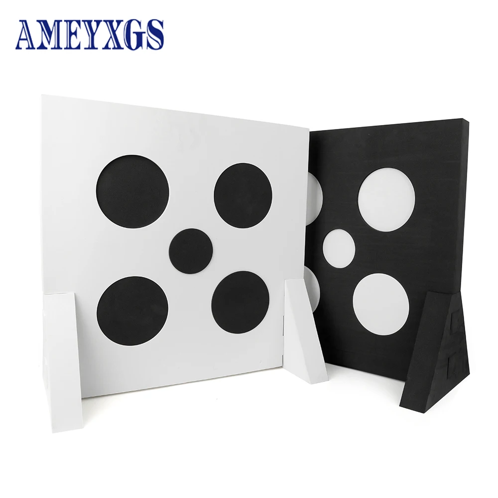 

Archery EVA Target 3D Square Five-hole Board Bow Practice Mortise and Tenon Structure Base Shooting Hunting Practice Accesories