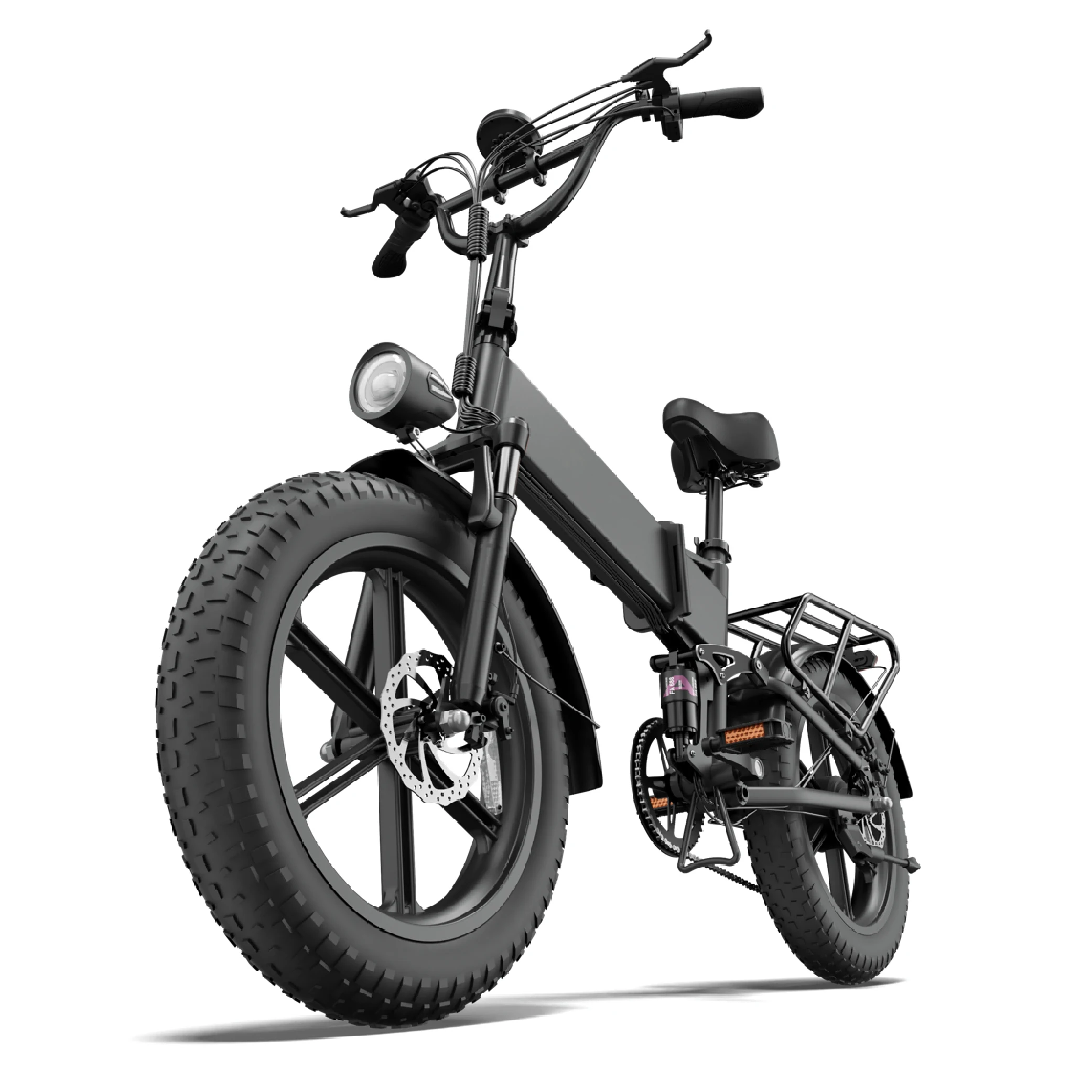 AliExpress NONE URLIFE T5 Electric Bicycle with 20×4.0 Wide Tires, High Carbon Steel Frame, 48V 250W Hub Motor, 48V 13Ah Lithium Battery, Legal 25km/h Speed Limit, Top Speed 45km/h, Up to 65km Pedal Assist Mileage,