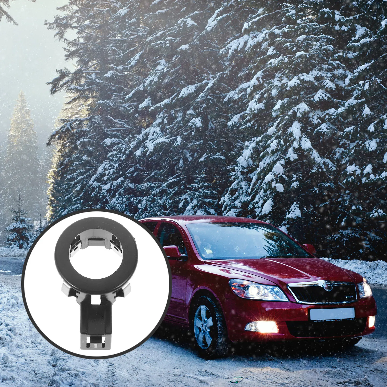 Parking Assist Sensor Bezel Compatible for Multiple Cars Backup Parking Aid Sensor Holder Car Accessory Car Accessory