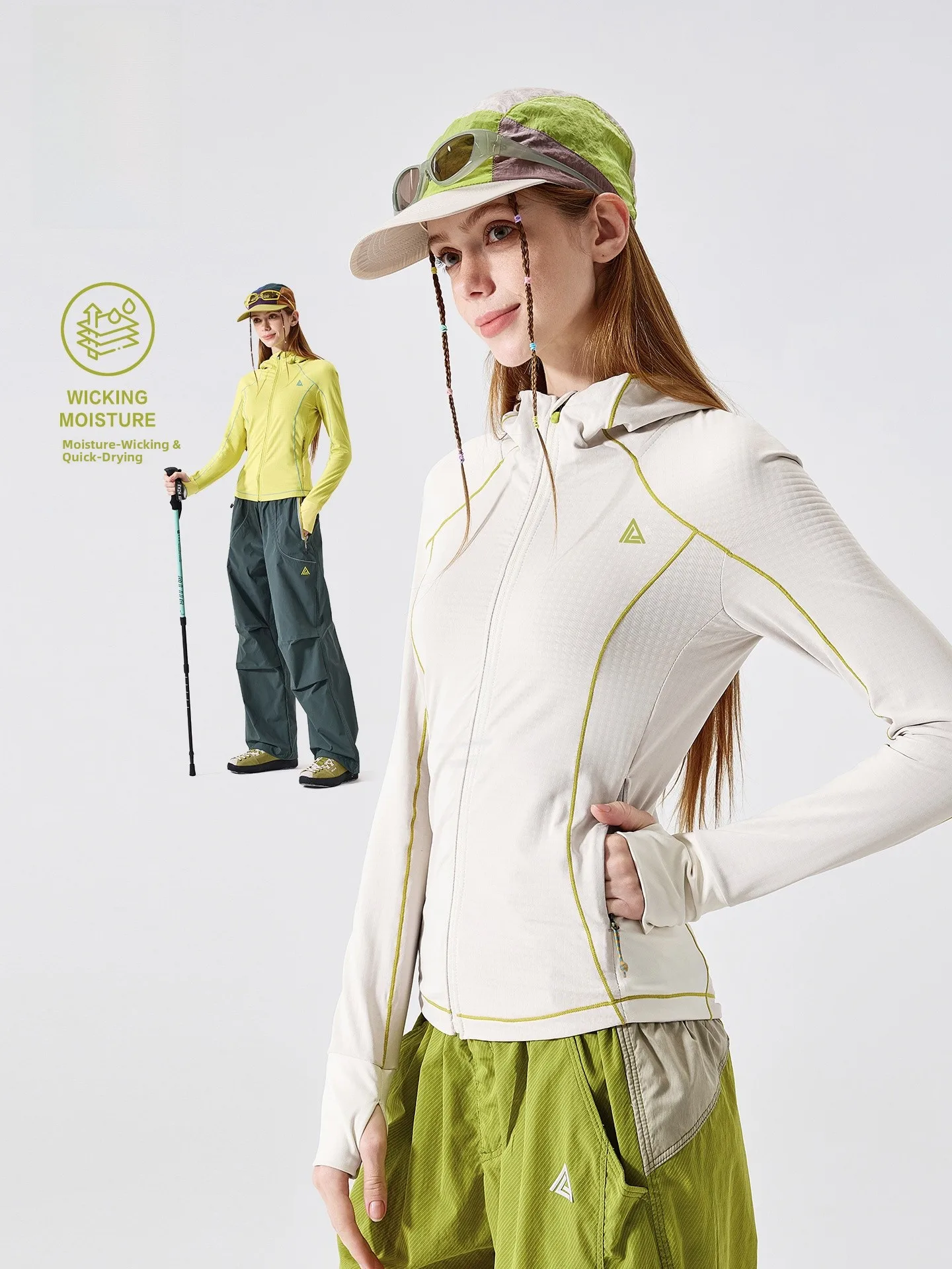 

LAZY DAY Women's Moisture-ng Qui-Dry Long Sve T-irt Outdoor Sports Hiking Top Spring 2026 New Sle Slim Fit Poly...