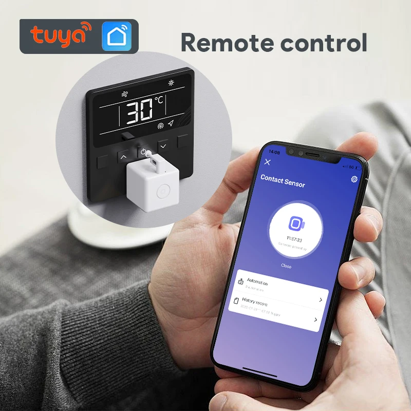 Tuya Bluetooth Zigbee Smart Finger bot Plus Switch Button Pusher Touch Arms Finger Robot Work with Alexa Google Alice Smart Life