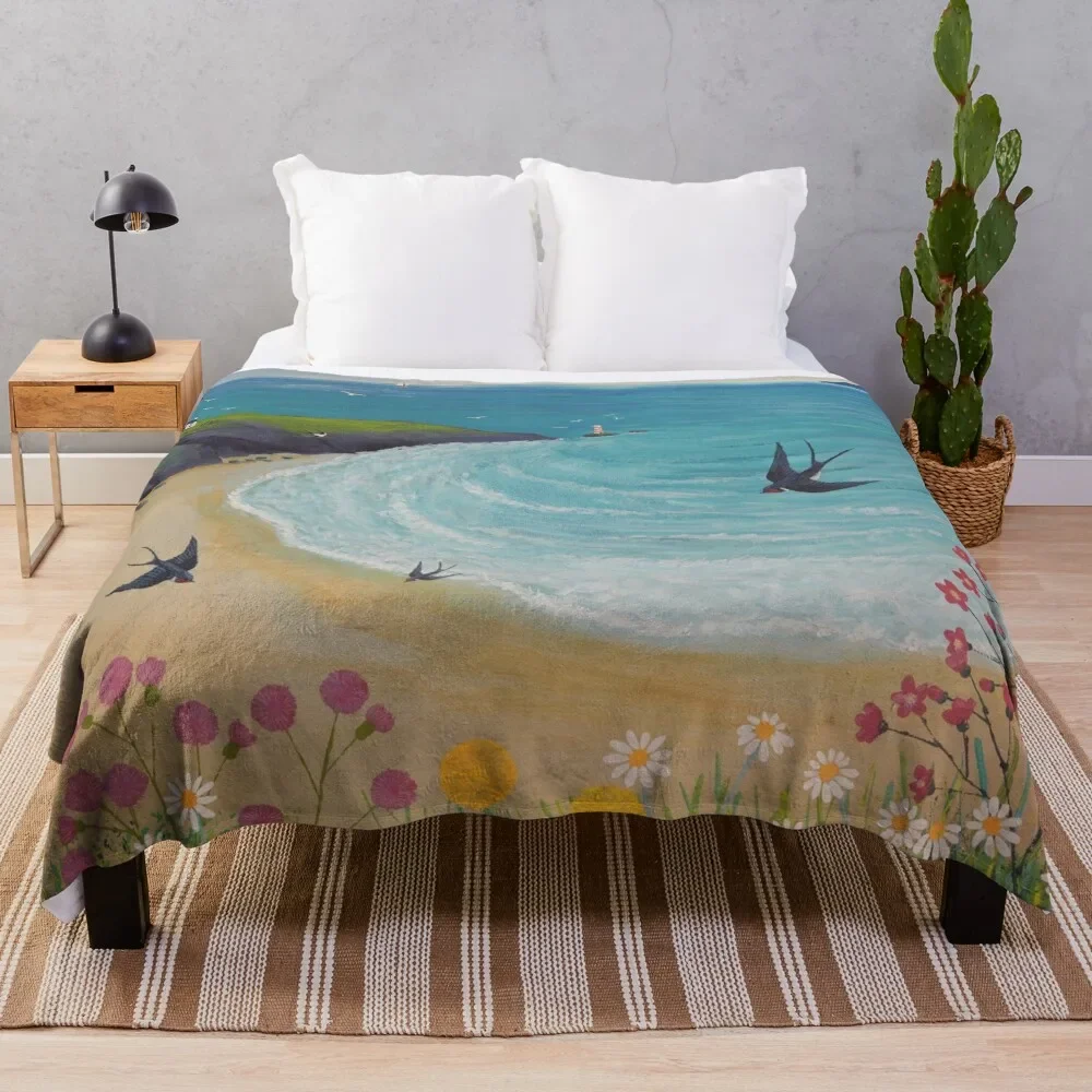 Swallow Dive Throw Blanket Luxury Beautifuls Stuffeds Blankets