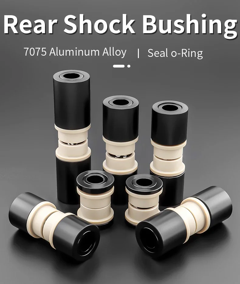 MTB Hintere Stoßdämpfer Buchse 22 24 25 30 32 44 50 52 54 68mm Fahrrad Hinterradaufhängung Stoßdämpfer DU Buchse Unterlegscheibe ID 8mm OD 12mm – Detail 2