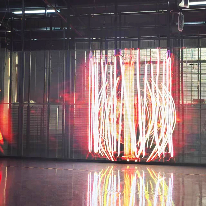 Écran LED Flying Carpet, meilleures ventes, P3.91, haute stabilité et longue durée de vie, écran d'affichage intérieur ultra HD, installation facile, transparent