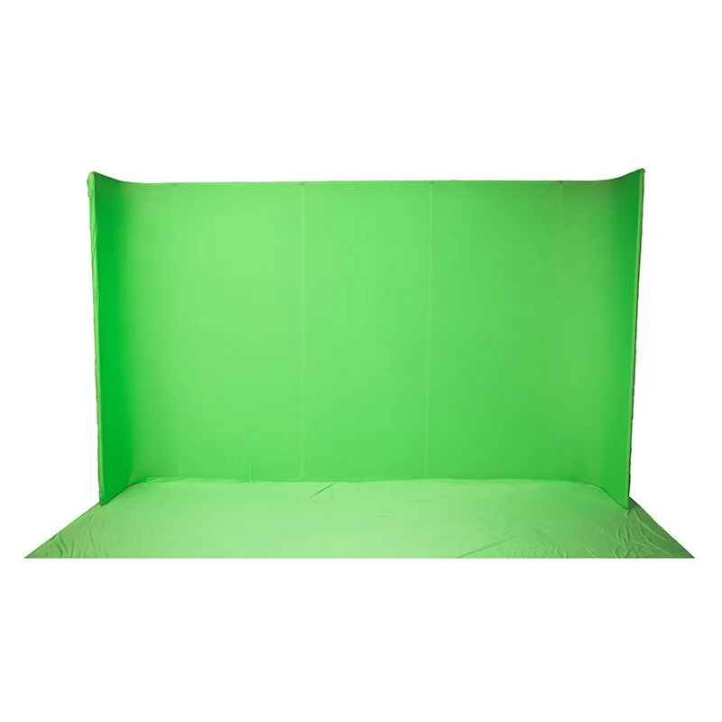 

3.5 meters green screen for virtual studio keying, portable green box, green cloth MG-35