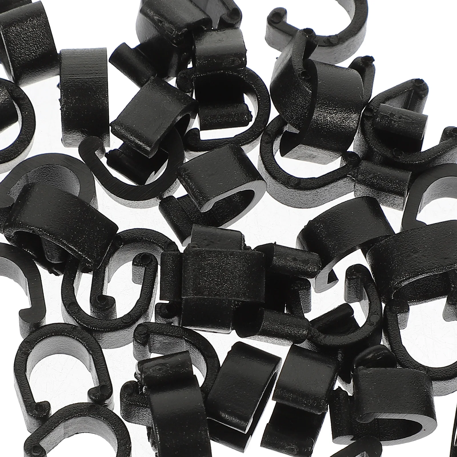 50 Buah Klip Kabel Sepeda Paduan Logam Penjepit Selang Untuk Pengaturan Kabel Rem Sepeda Jalan Raya dan Gunung, Penjepit Pemandu Tabung Pemindah Gigi